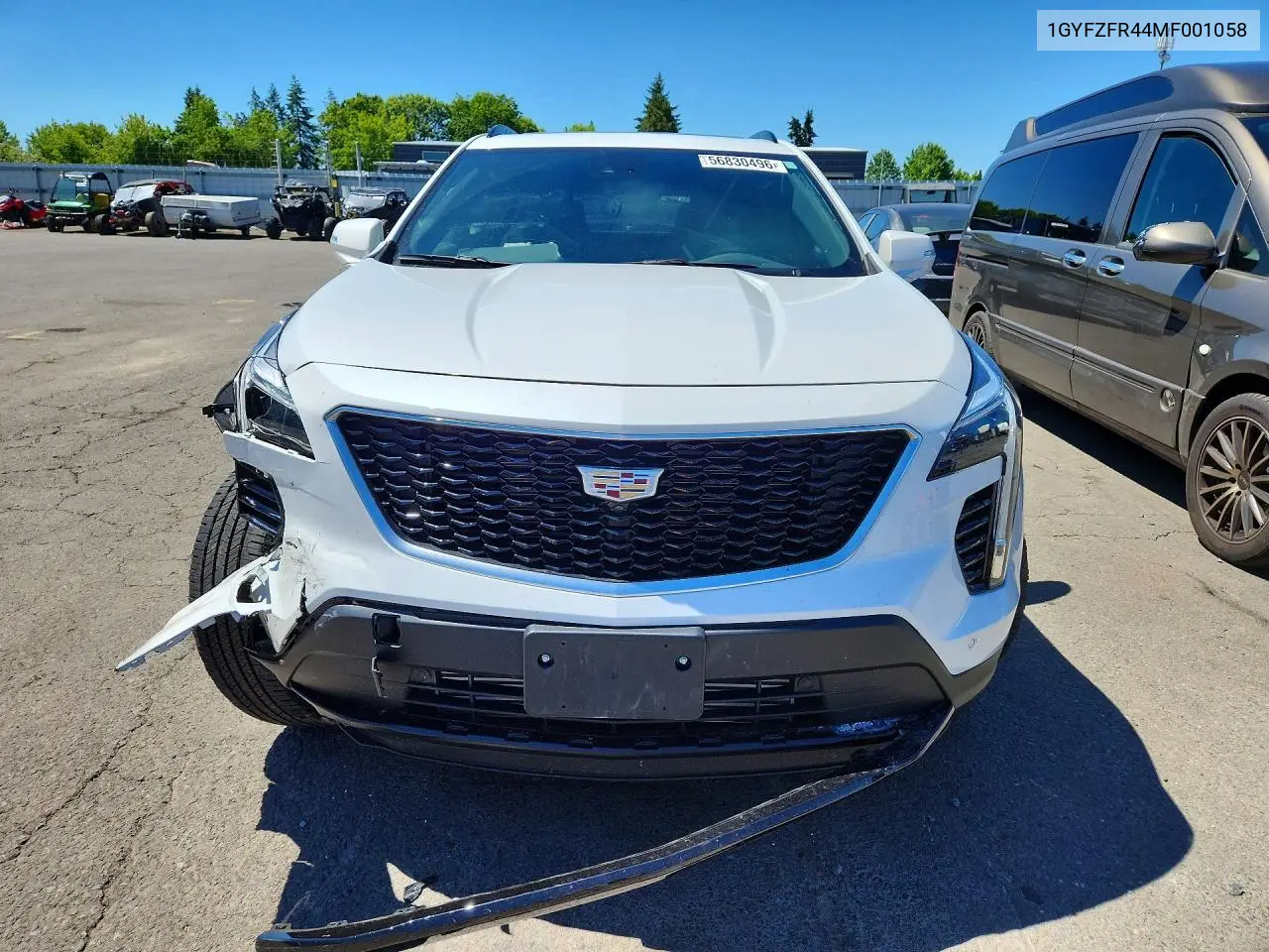 2021 Cadillac Xt4 Sport VIN: 1GYFZFR44MF001058 Lot: 56830496
