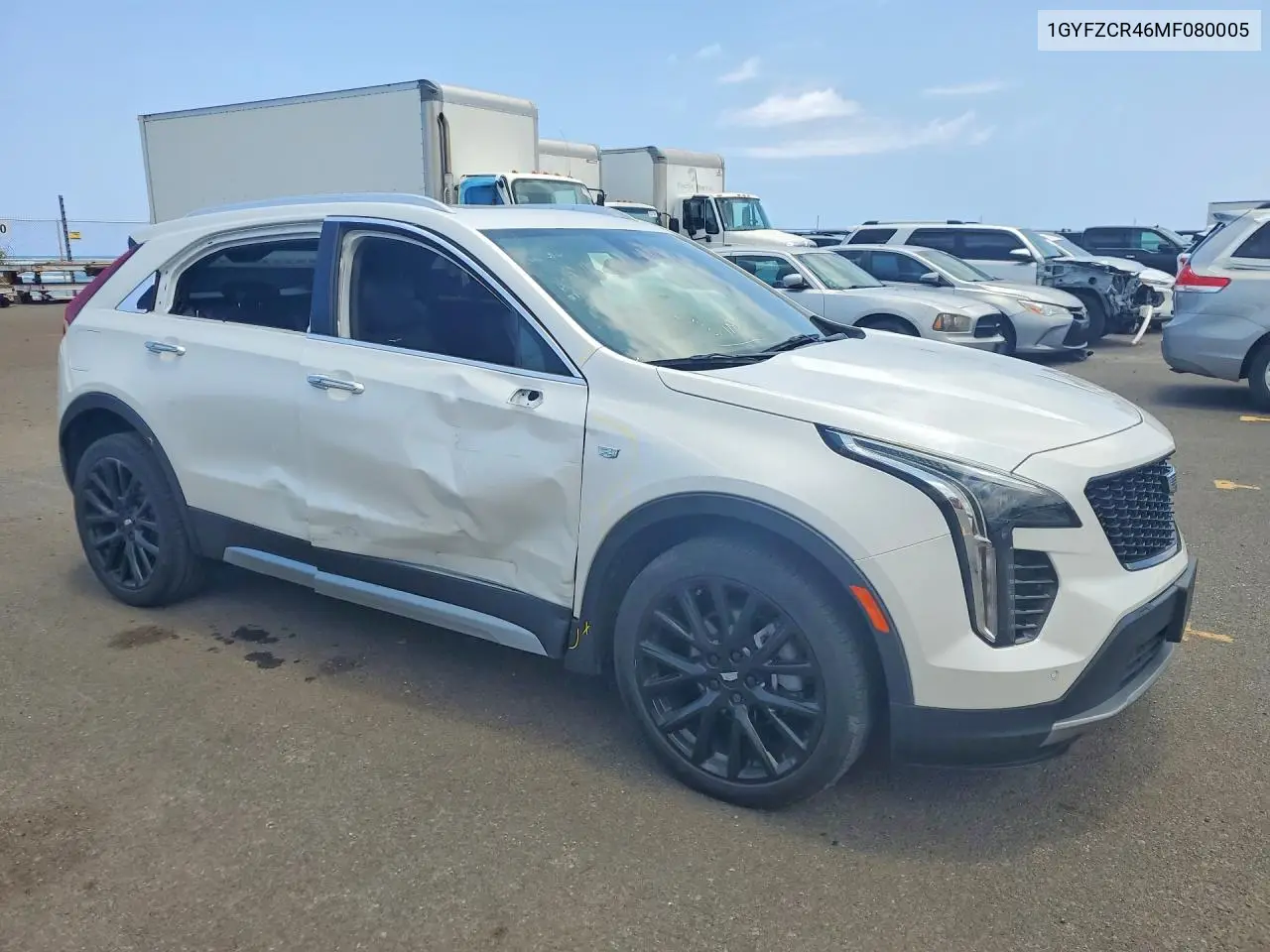 2021 Cadillac Xt4 Premium Luxury VIN: 1GYFZCR46MF080005 Lot: 57213186