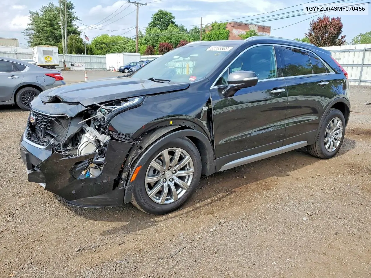 2021 Cadillac Xt4 Premium Luxury VIN: 1GYFZDR43MF070456 Lot: 58055566