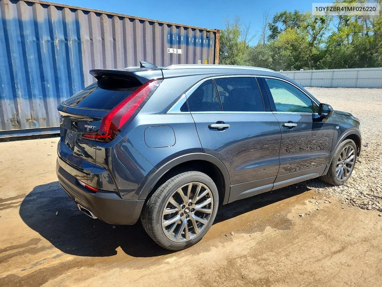 2021 Cadillac Xt4 Luxury VIN: 1GYFZBR41MF026220 Lot: 60635346