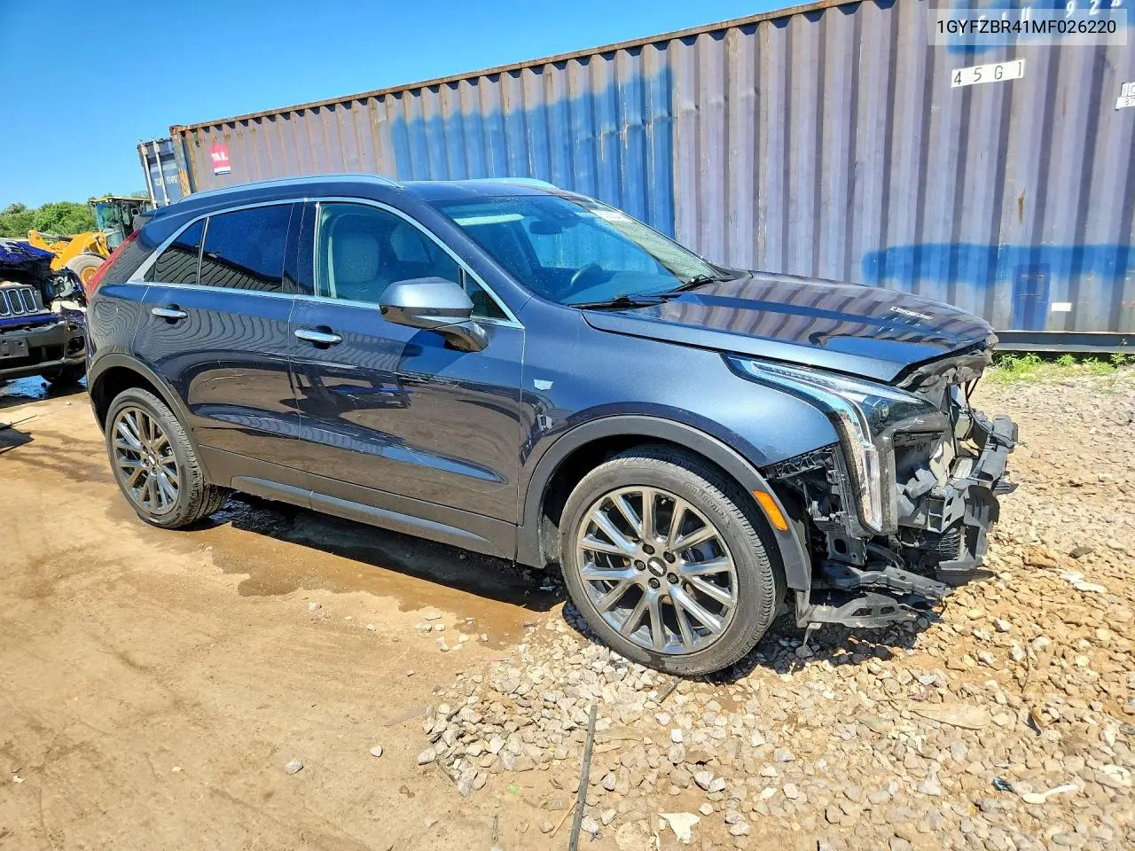 2021 Cadillac Xt4 Luxury VIN: 1GYFZBR41MF026220 Lot: 60635346