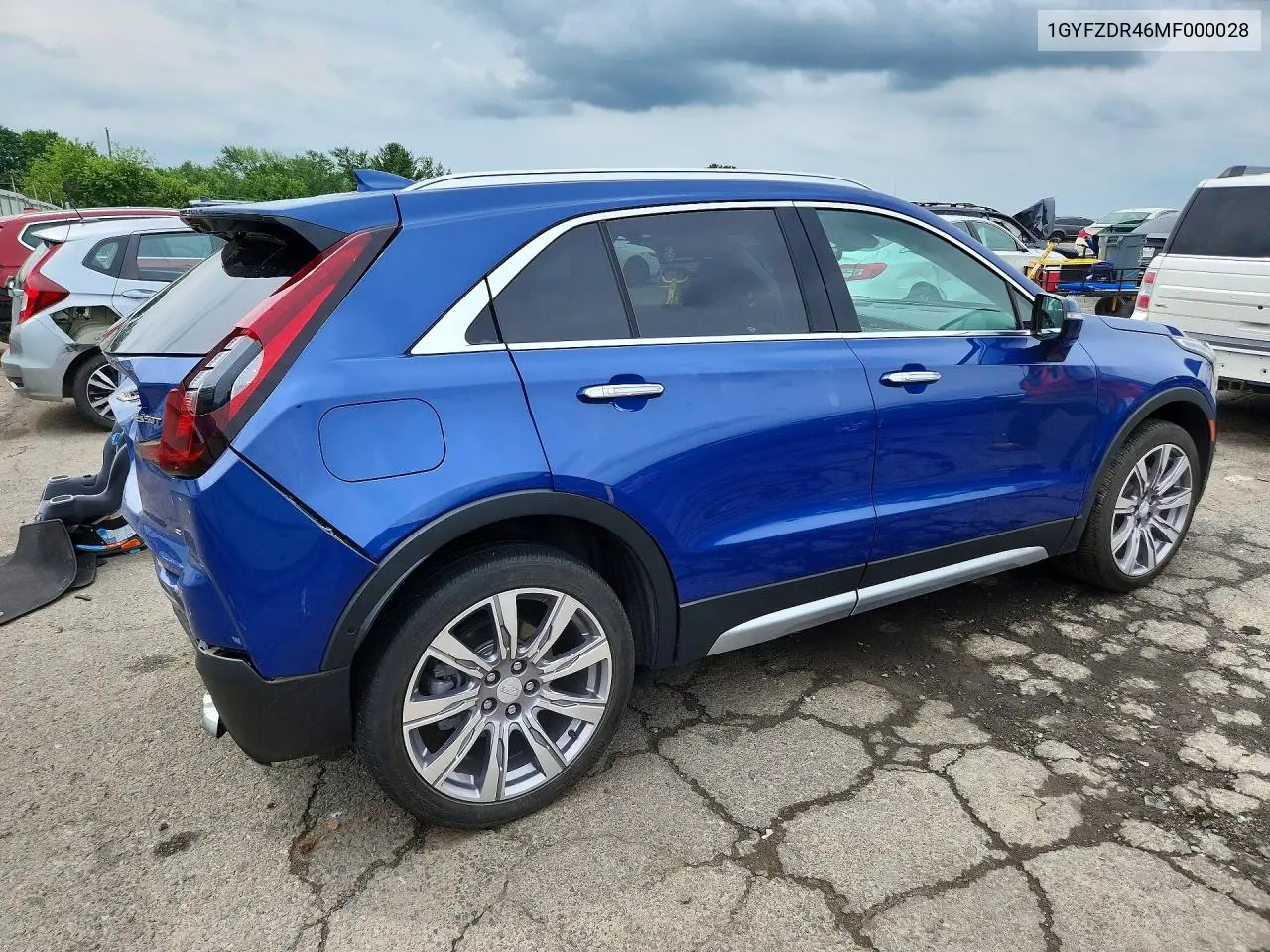 2021 Cadillac Xt4 Premium Luxury VIN: 1GYFZDR46MF000028 Lot: 60656066