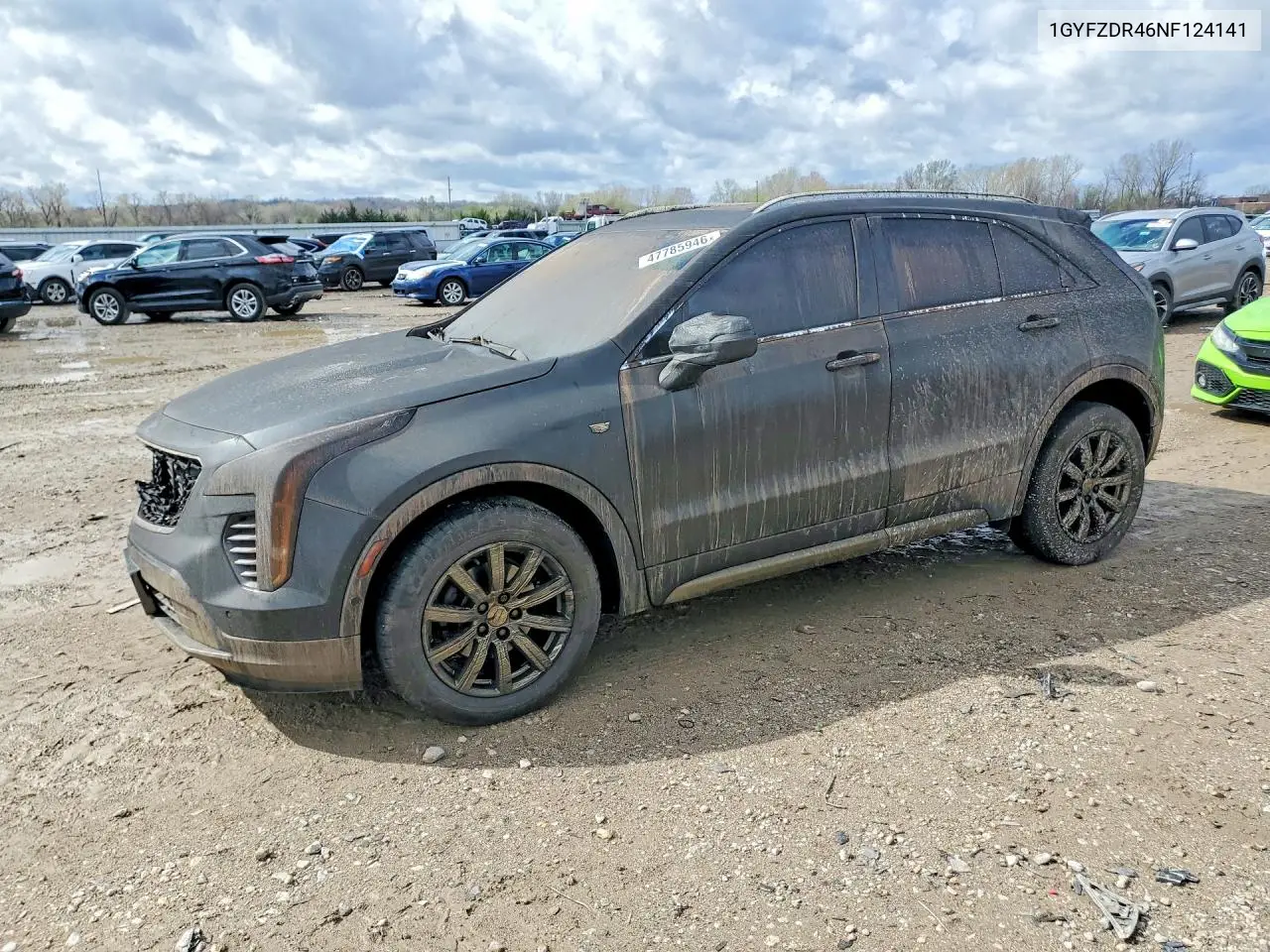 2022 Cadillac Xt4 Premium Luxury VIN: 1GYFZDR46NF124141 Lot: 47785946