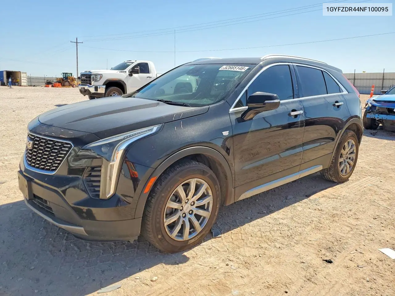 2022 Cadillac Xt4 Premium Luxury VIN: 1GYFZDR44NF100095 Lot: 52665146