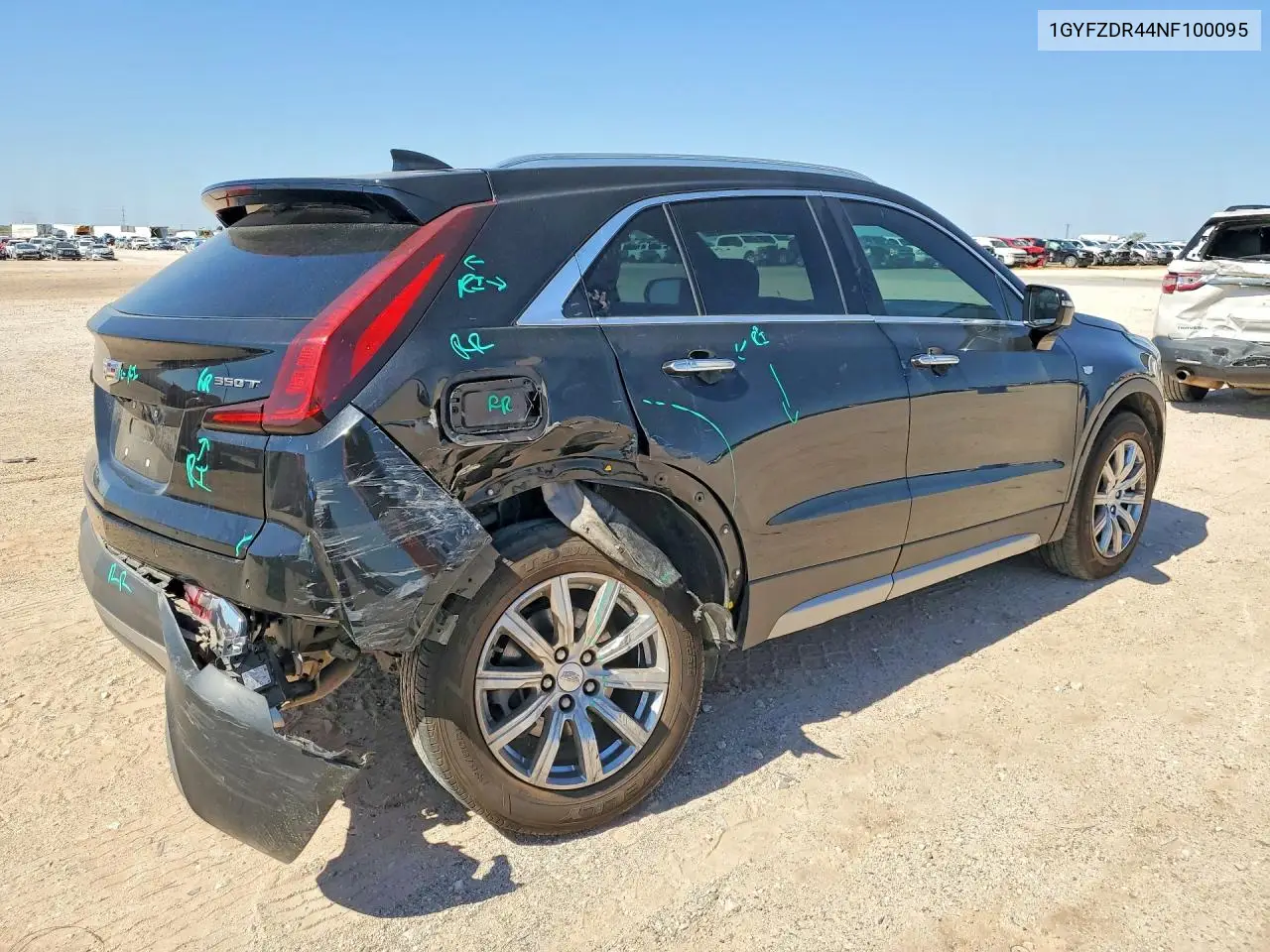 2022 Cadillac Xt4 Premium Luxury VIN: 1GYFZDR44NF100095 Lot: 52665146