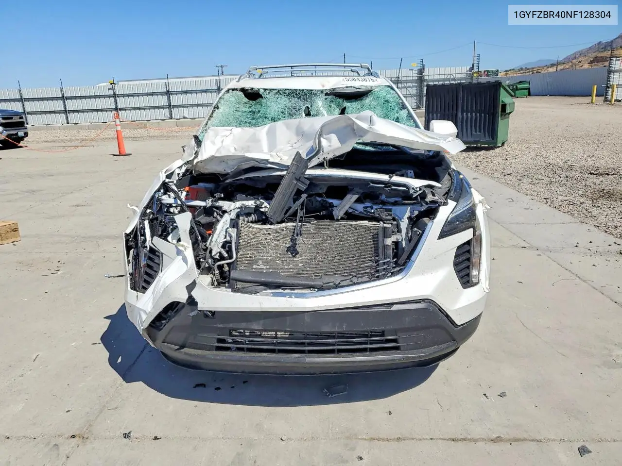 2022 Cadillac Xt4 Luxury VIN: 1GYFZBR40NF128304 Lot: 55843876