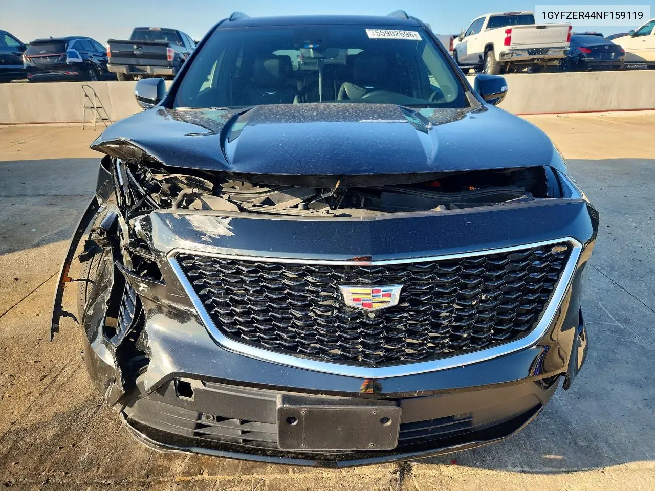 2022 Cadillac Xt4 Sport VIN: 1GYFZER44NF159119 Lot: 55902696