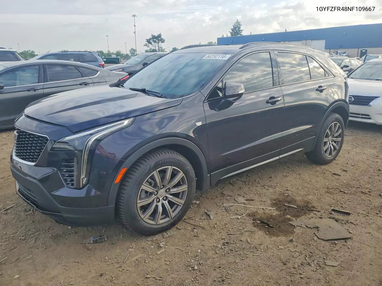 2022 Cadillac Xt4 Sport VIN: 1GYFZFR48NF109667 Lot: 56292116