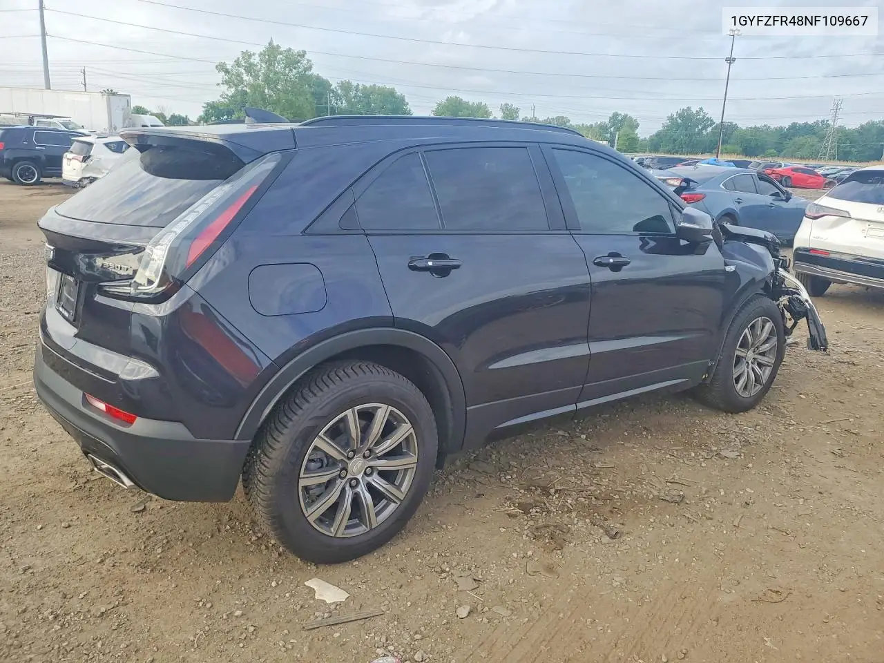 2022 Cadillac Xt4 Sport VIN: 1GYFZFR48NF109667 Lot: 56292116