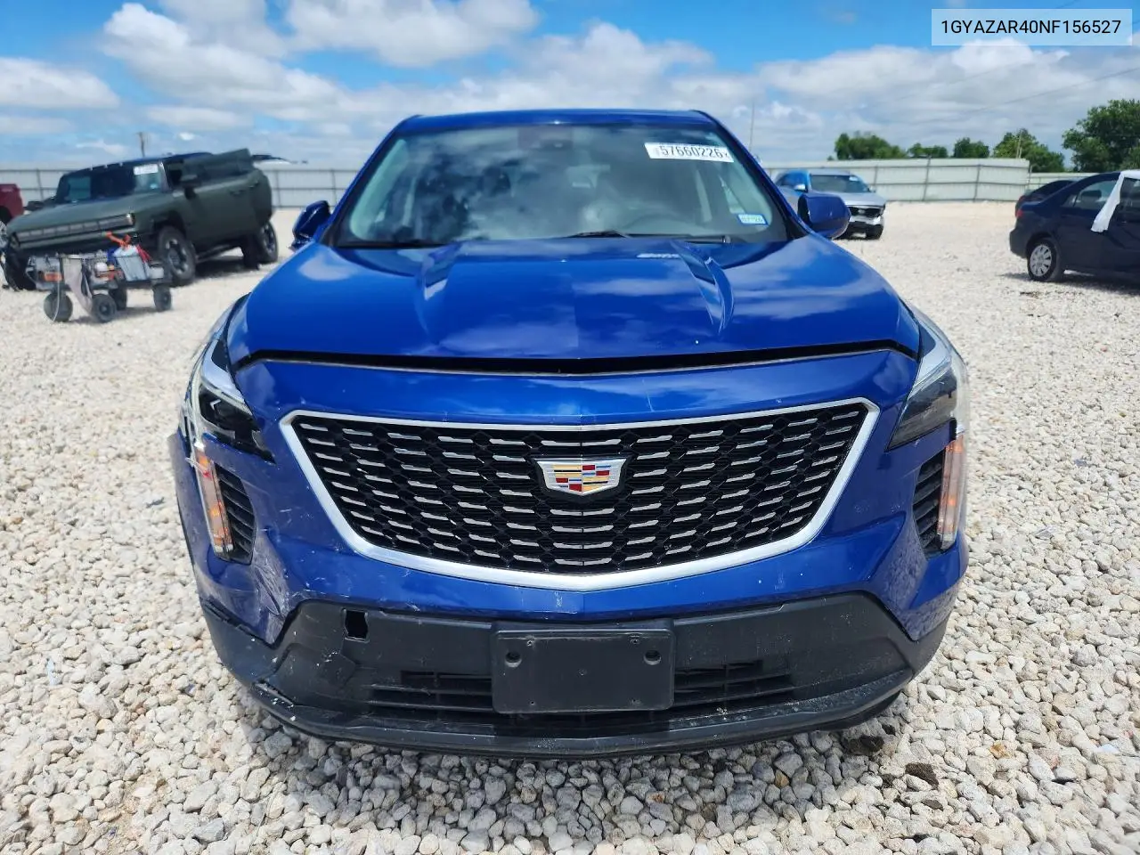 2022 Cadillac Xt4 Luxury VIN: 1GYAZAR40NF156527 Lot: 57660226