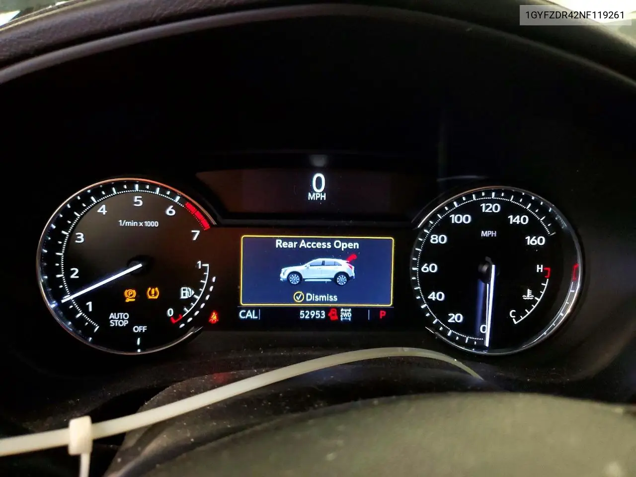 2022 Cadillac Xt4 Premium Luxury VIN: 1GYFZDR42NF119261 Lot: 57898976