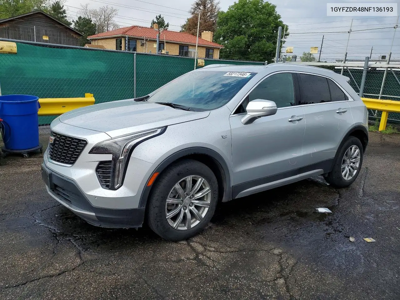 2022 Cadillac Xt4 Premium Luxury VIN: 1GYFZDR48NF136193 Lot: 58217346
