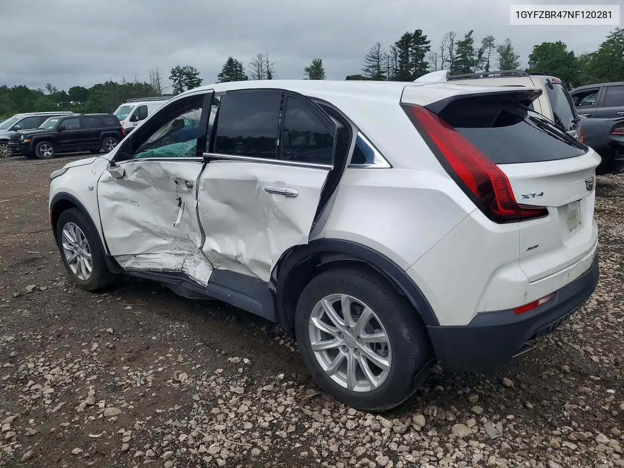 2022 Cadillac Xt4 Luxury VIN: 1GYFZBR47NF120281 Lot: 60293746