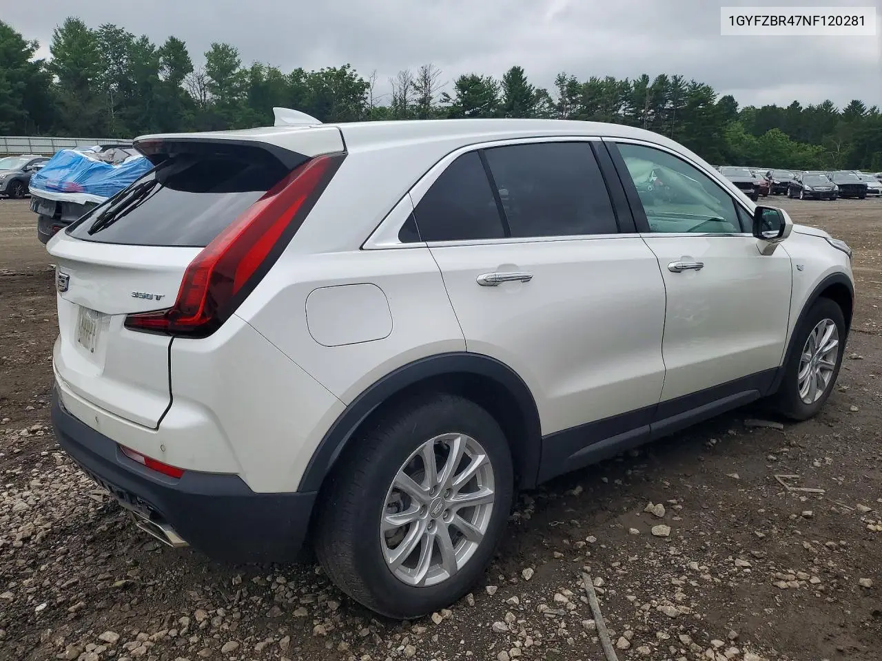 2022 Cadillac Xt4 Luxury VIN: 1GYFZBR47NF120281 Lot: 60293746