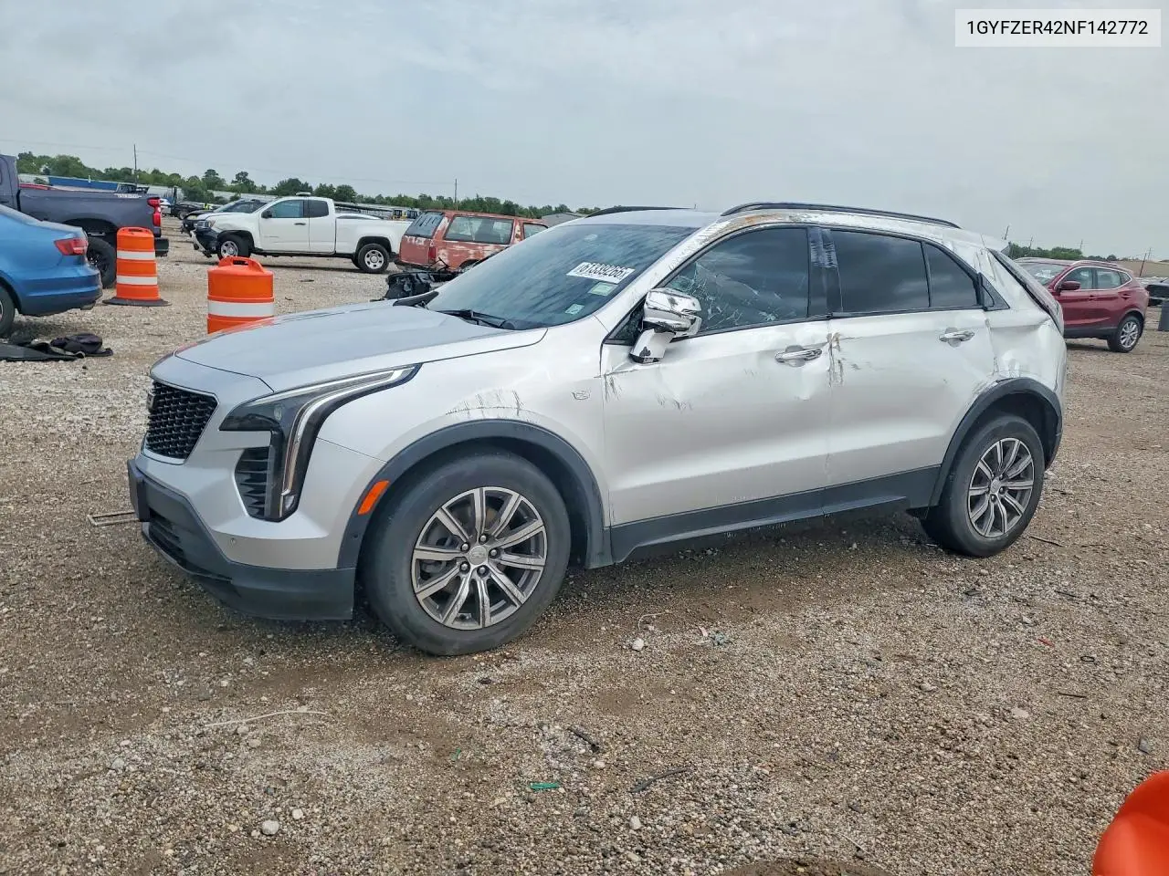 2022 Cadillac Xt4 Sport VIN: 1GYFZER42NF142772 Lot: 61339266