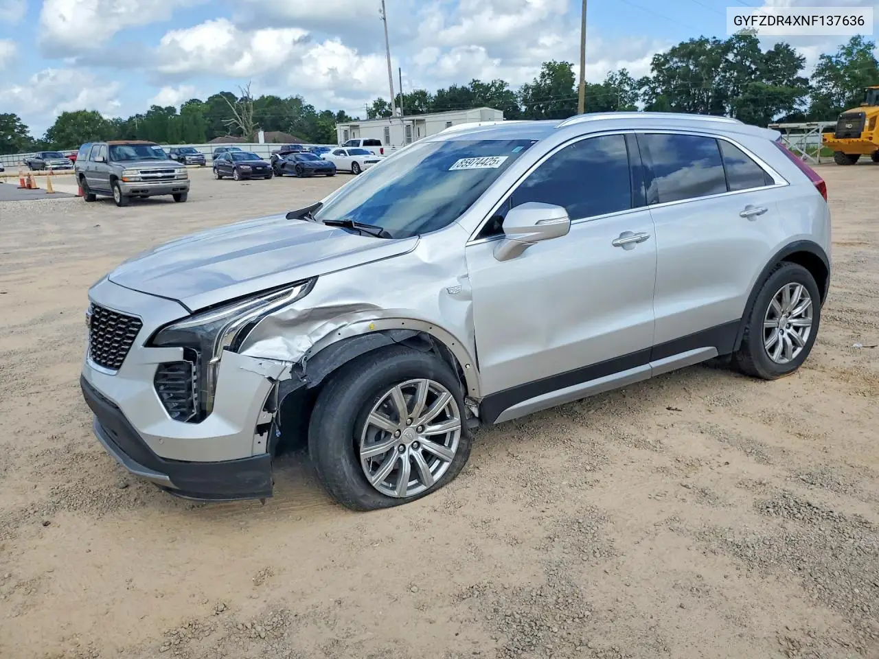 2022 Cadillac Xt4 Premium Luxury VIN: 1GYFZDR4XNF137636 Lot: 85974425