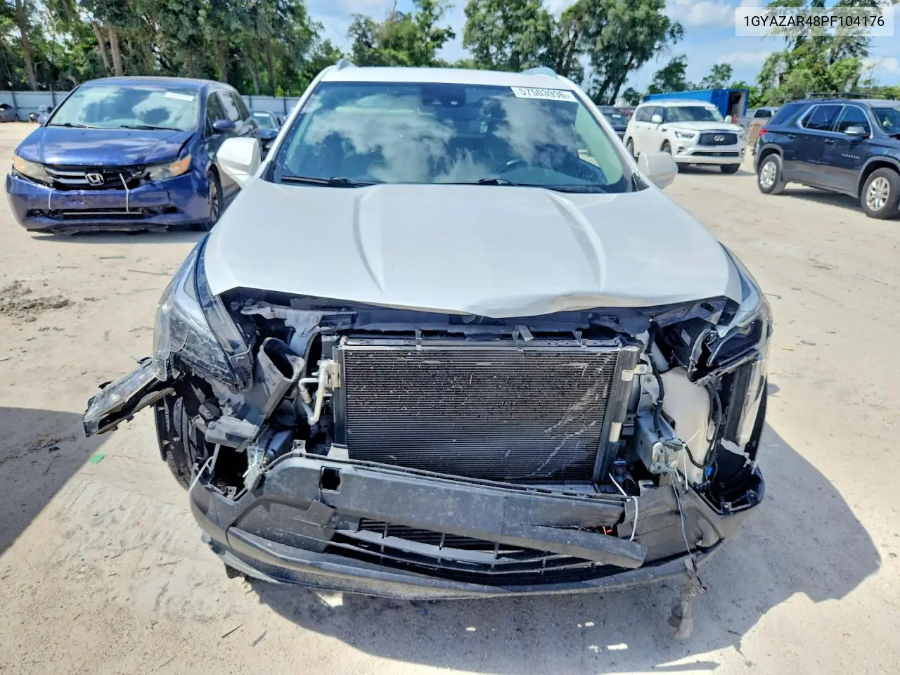 2023 Cadillac Xt4 Luxury VIN: 1GYAZAR48PF104176 Lot: 57503996