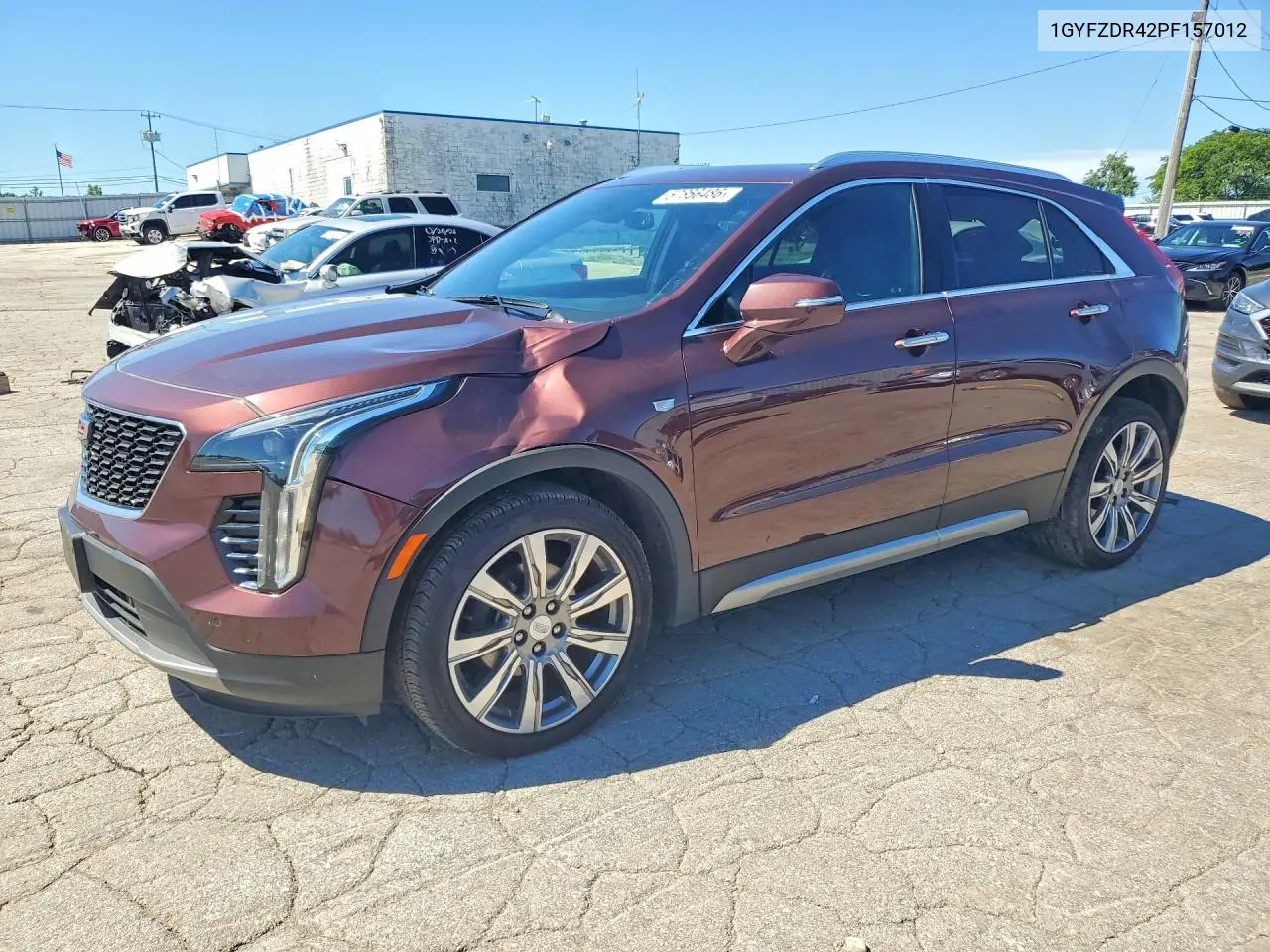 2023 Cadillac Xt4 Premium Luxury VIN: 1GYFZDR42PF157012 Lot: 57856486