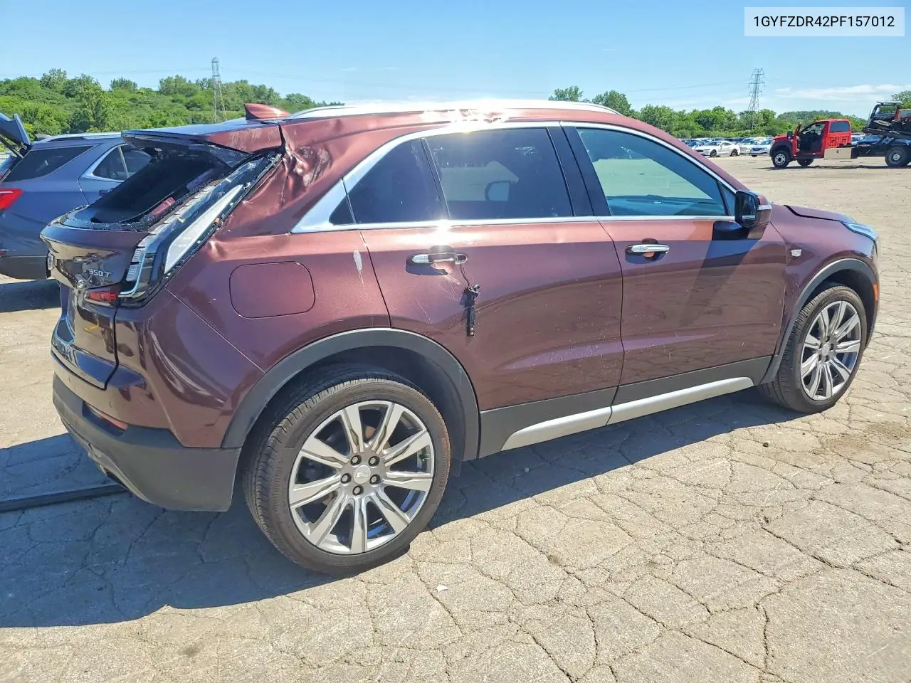 2023 Cadillac Xt4 Premium Luxury VIN: 1GYFZDR42PF157012 Lot: 57856486