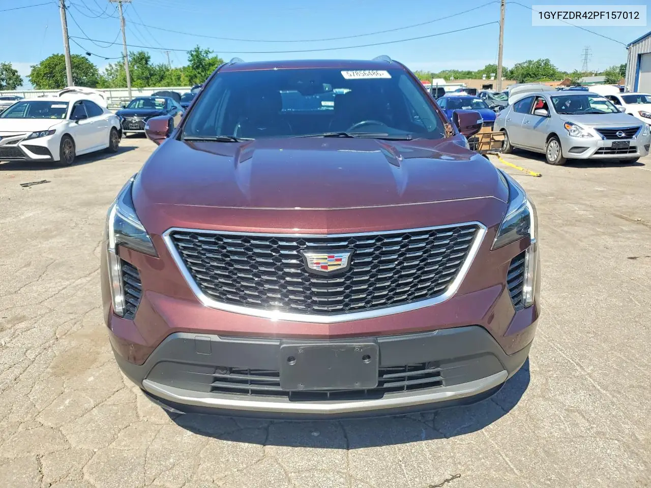 2023 Cadillac Xt4 Premium Luxury VIN: 1GYFZDR42PF157012 Lot: 57856486
