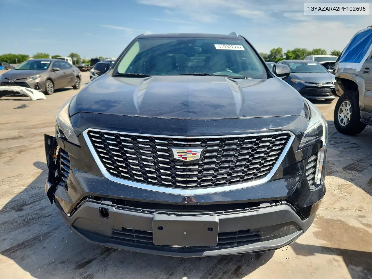 2023 Cadillac Xt4 Luxury VIN: 1GYAZAR42PF102696 Lot: 57932276