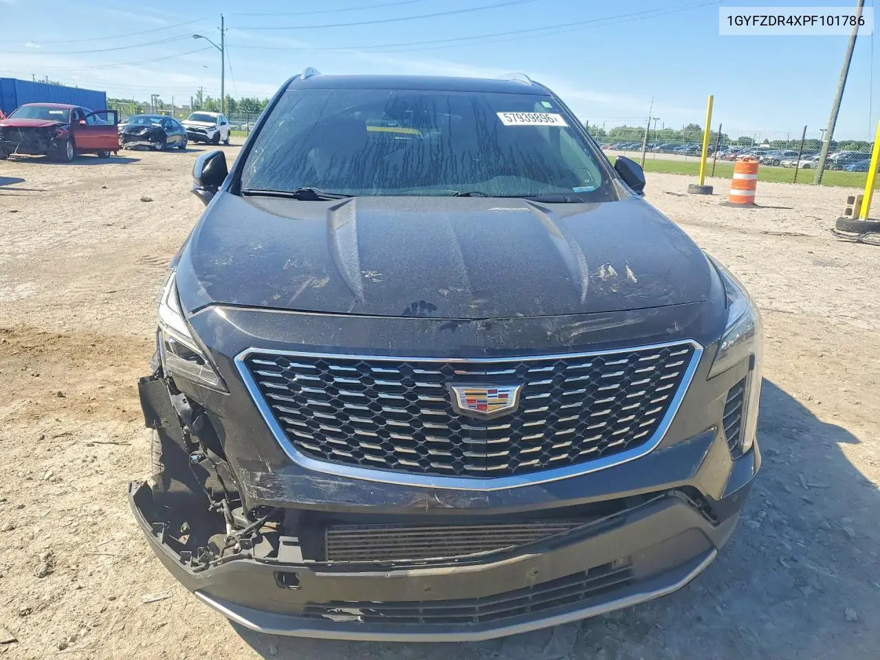 2023 Cadillac Xt4 Luxury VIN: 1GYFZDR4XPF101786 Lot: 57939896