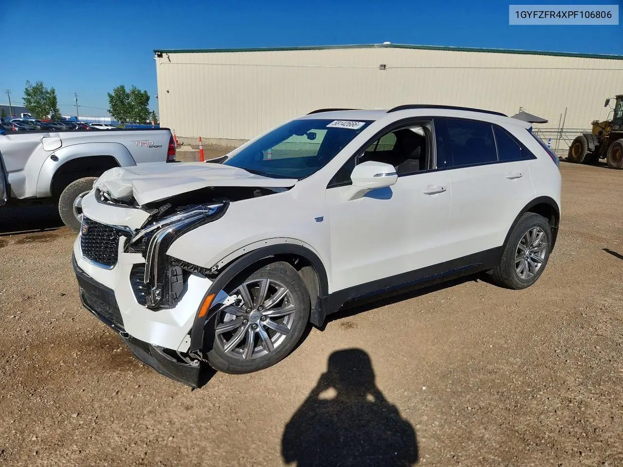 2023 Cadillac Xt4 VIN: 1GYFZFR4XPF106806 Lot: 58142666