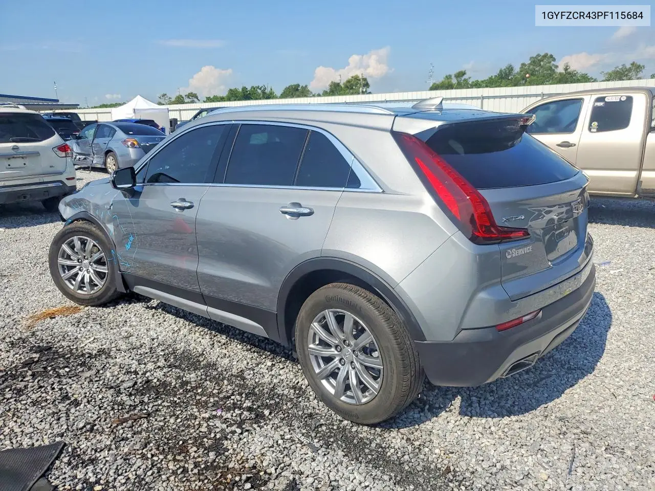 2023 Cadillac Xt4 Premium Luxury VIN: 1GYFZCR43PF115684 Lot: 58907926