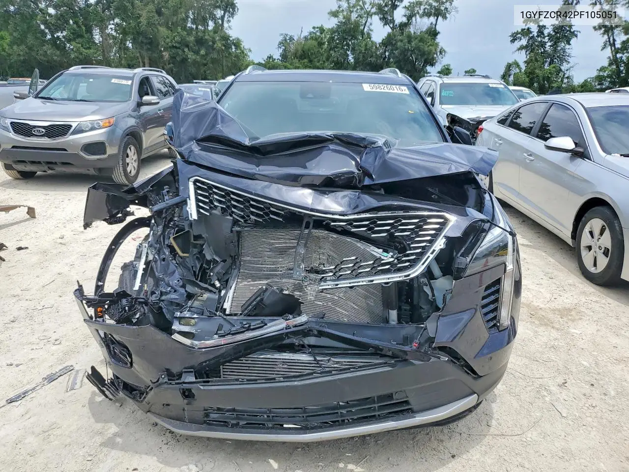 2023 Cadillac Xt4 Premium Luxury VIN: 1GYFZCR42PF105051 Lot: 59826016