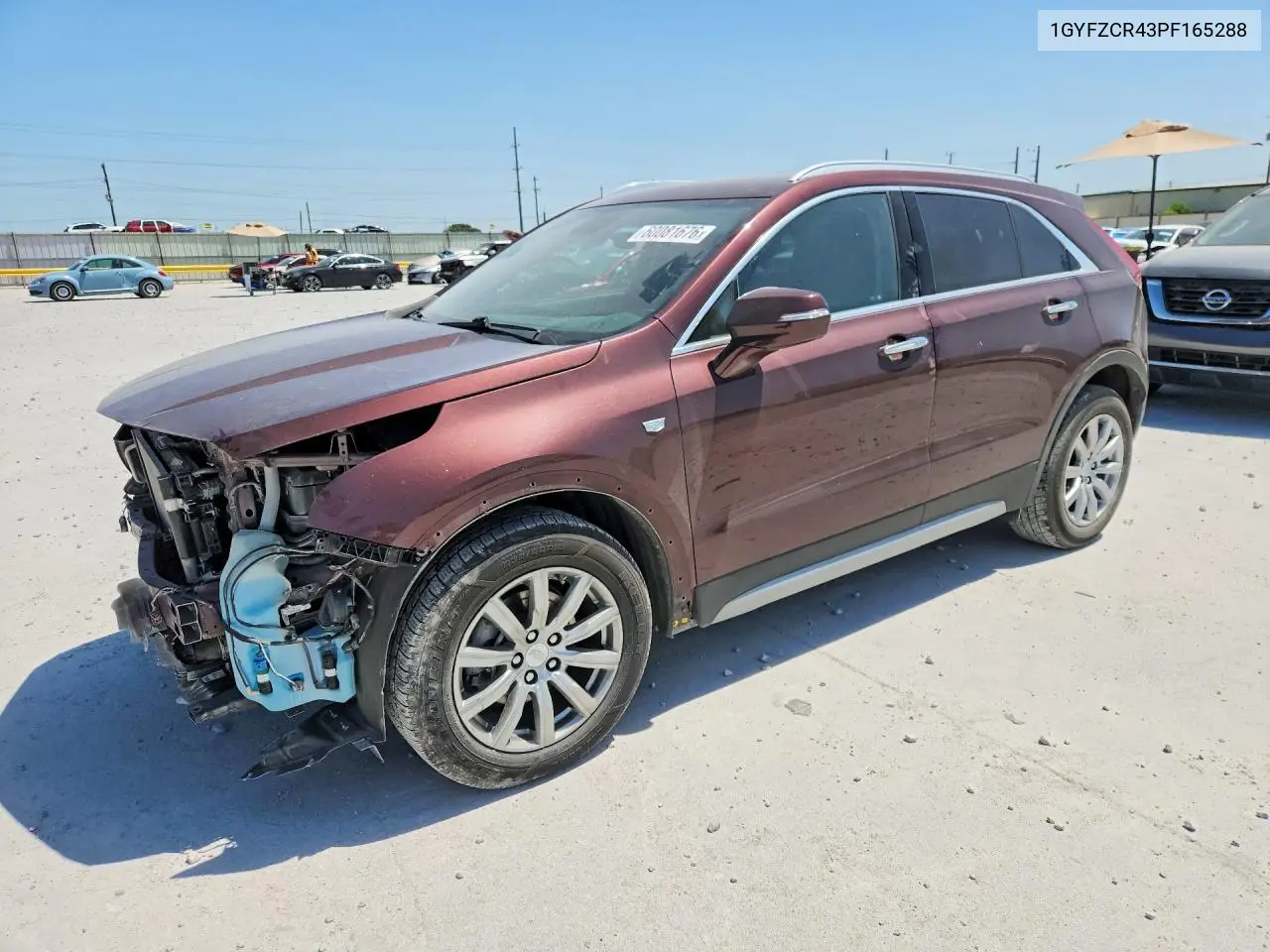 2023 Cadillac Xt4 Premium Luxury VIN: 1GYFZCR43PF165288 Lot: 60081676