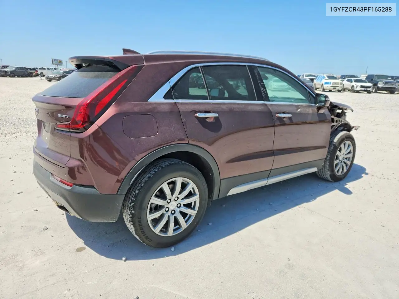 2023 Cadillac Xt4 Premium Luxury VIN: 1GYFZCR43PF165288 Lot: 60081676