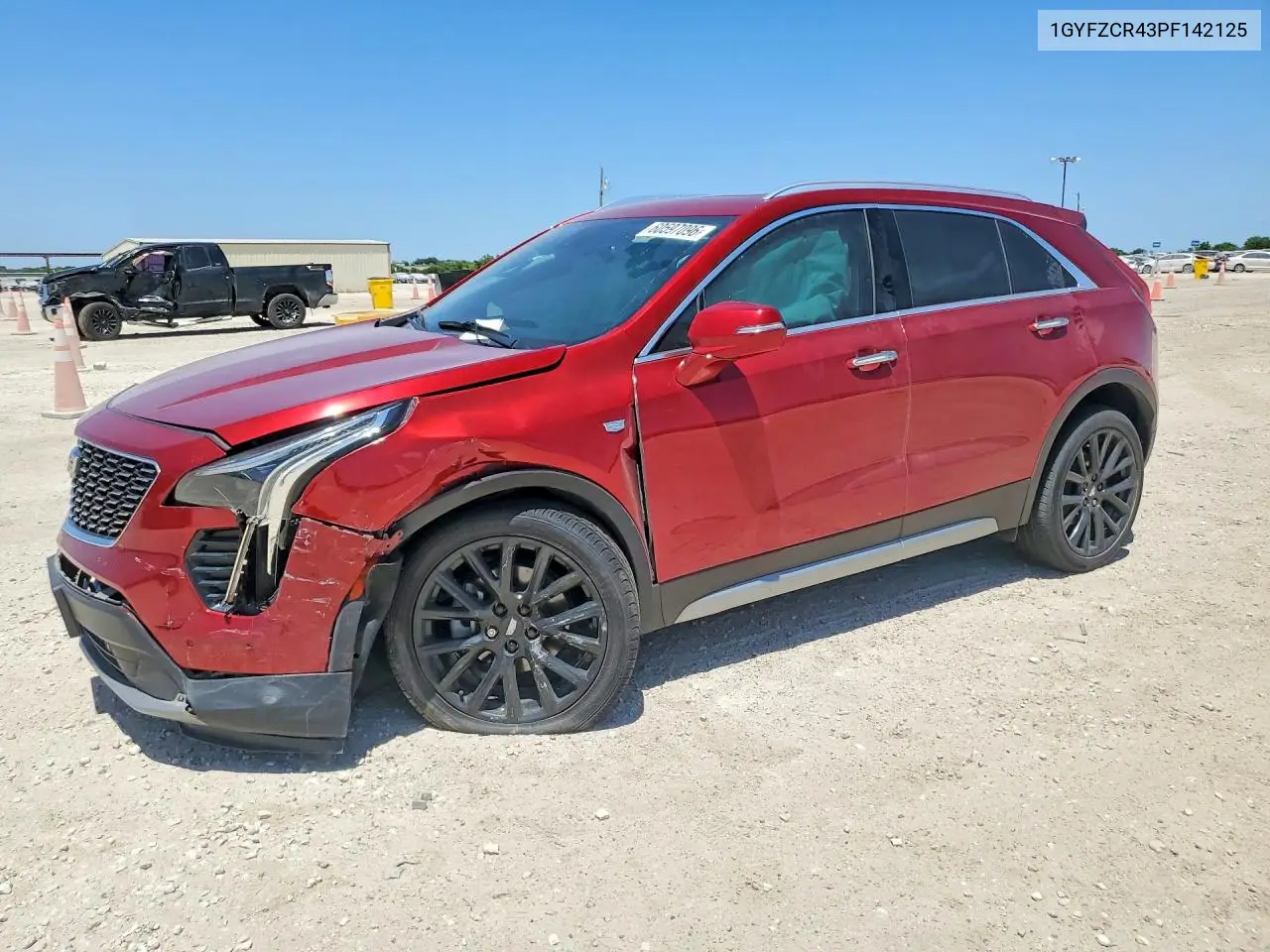 2023 Cadillac Xt4 Premium Luxury VIN: 1GYFZCR43PF142125 Lot: 60597096