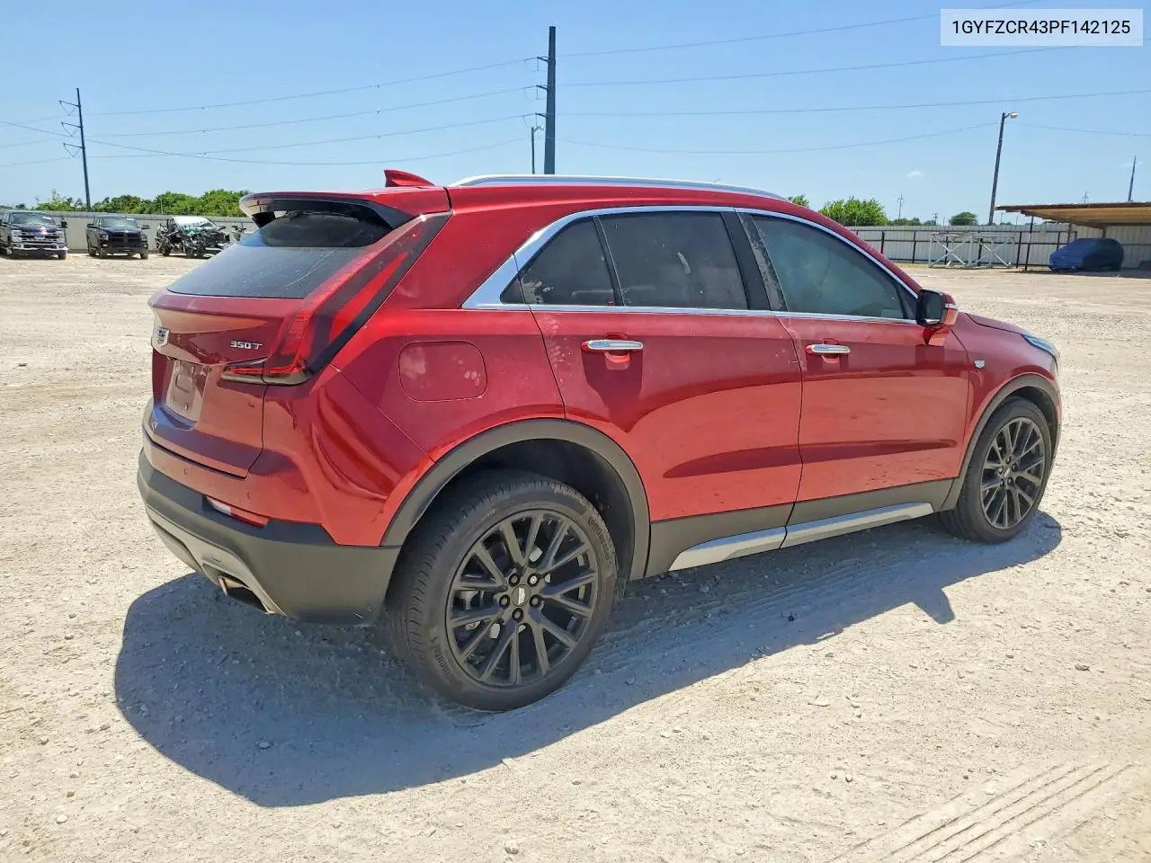 2023 Cadillac Xt4 Premium Luxury VIN: 1GYFZCR43PF142125 Lot: 60597096