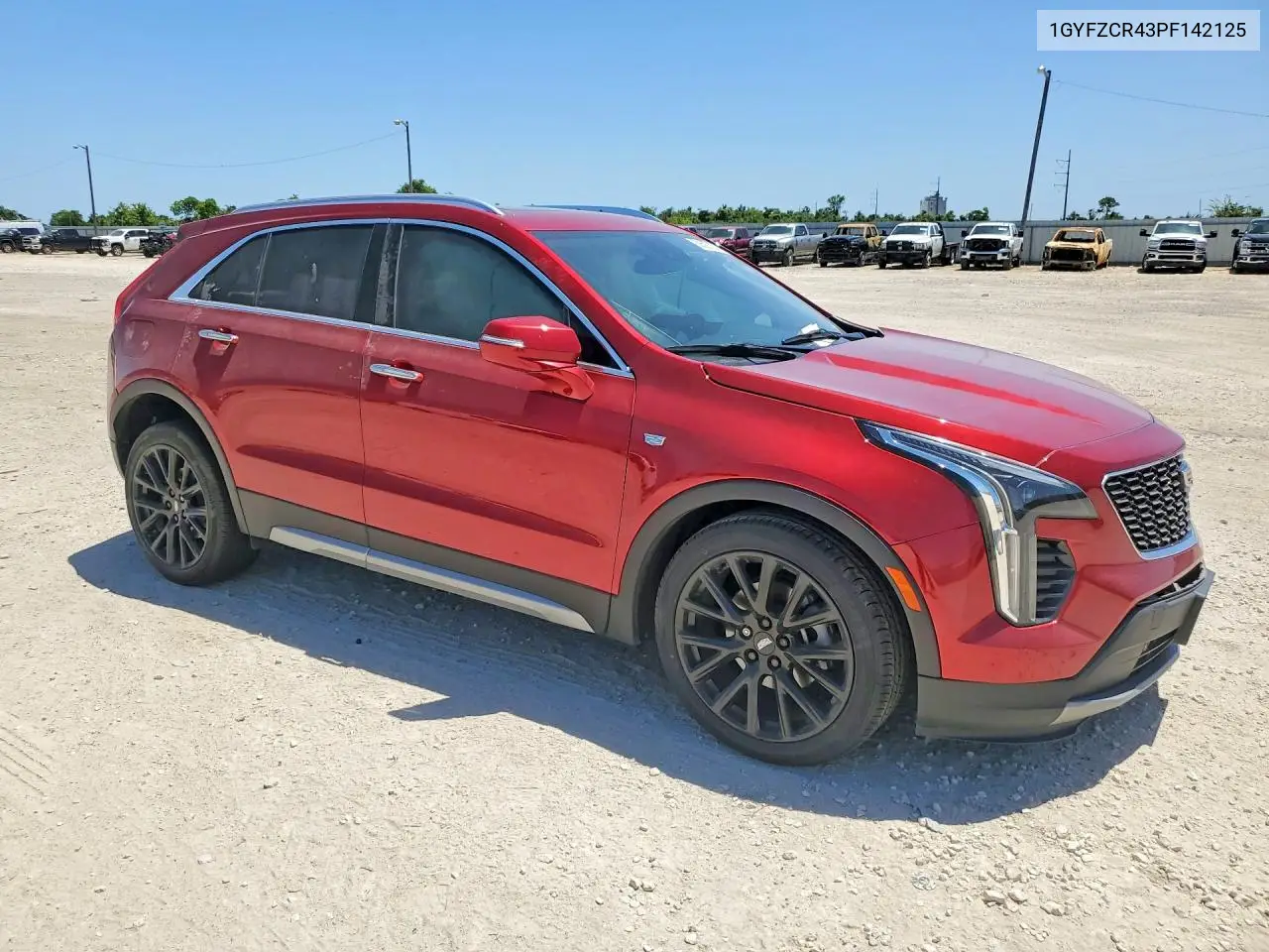 2023 Cadillac Xt4 Premium Luxury VIN: 1GYFZCR43PF142125 Lot: 60597096