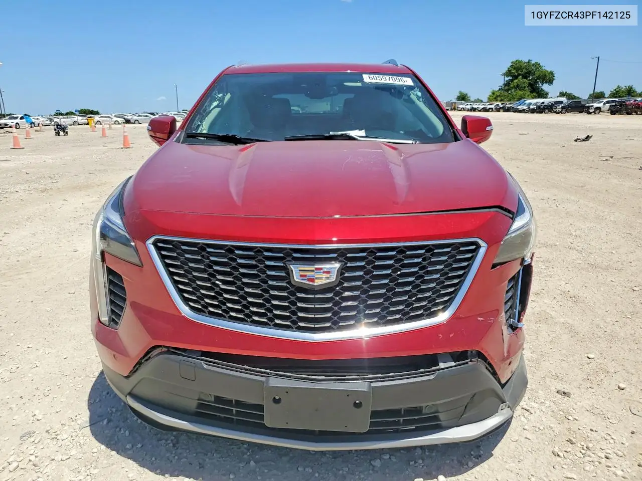 2023 Cadillac Xt4 Premium Luxury VIN: 1GYFZCR43PF142125 Lot: 60597096