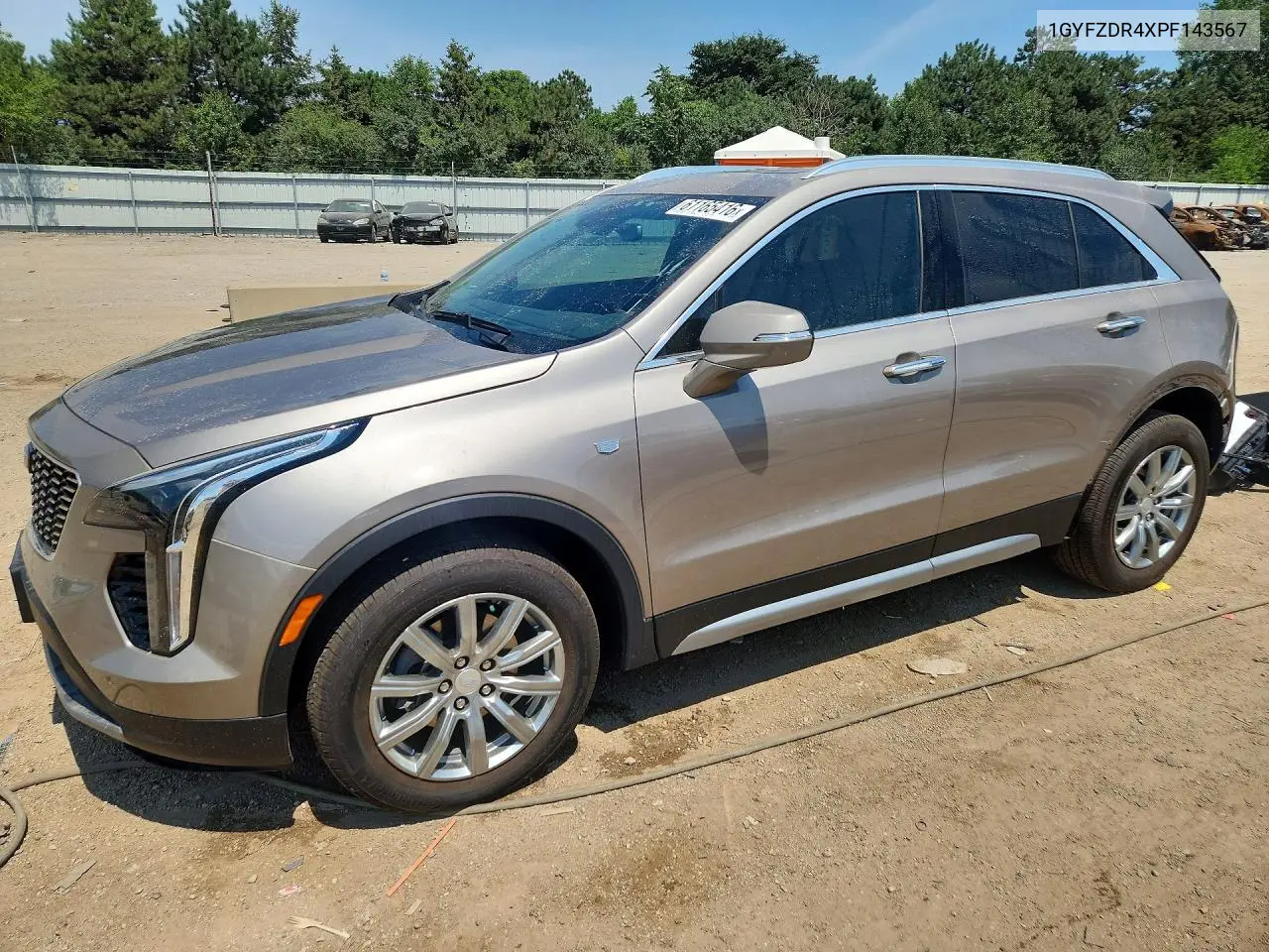 2023 Cadillac Xt4 Premium Luxury VIN: 1GYFZDR4XPF143567 Lot: 61165416