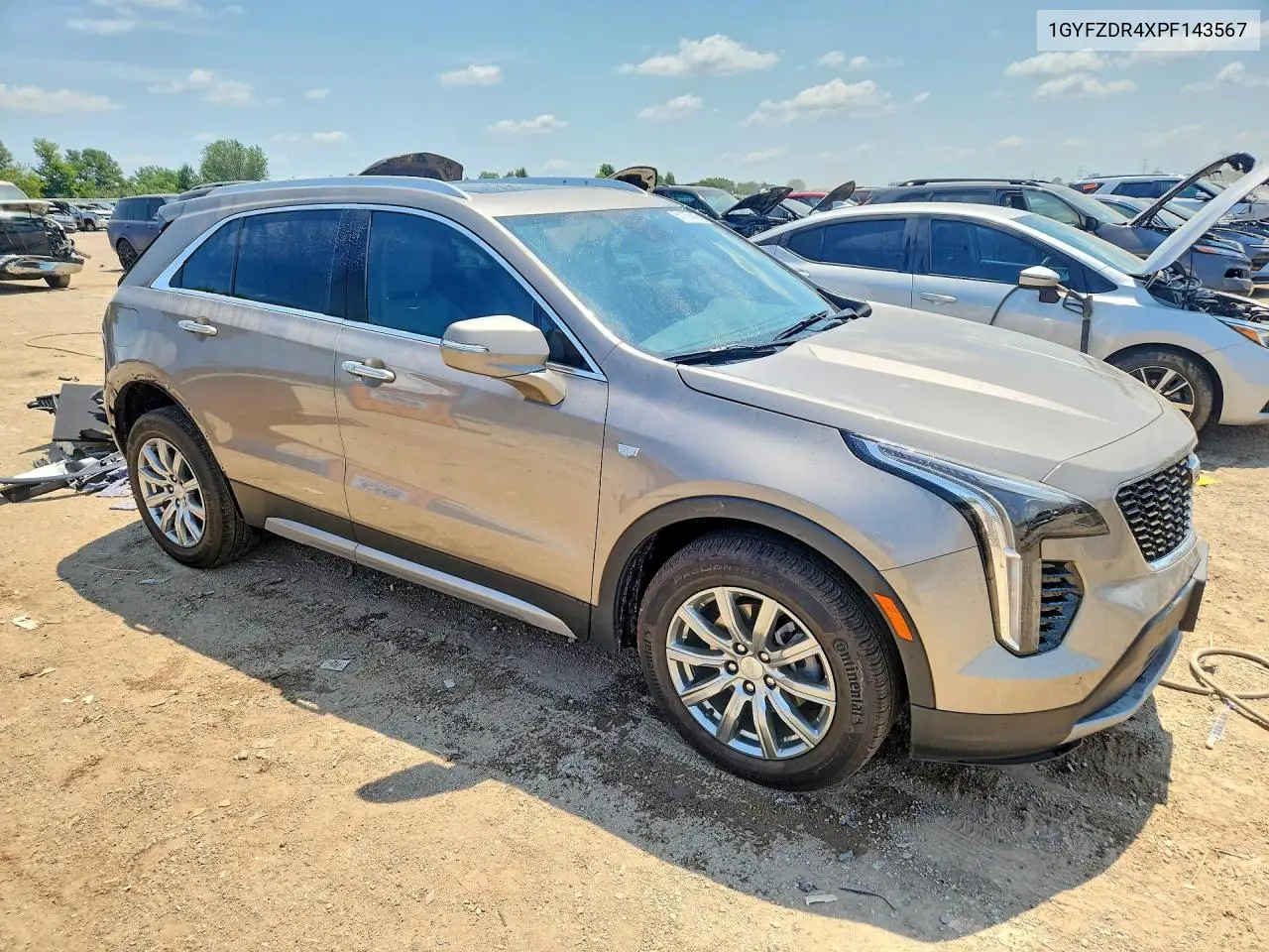 2023 Cadillac Xt4 Premium Luxury VIN: 1GYFZDR4XPF143567 Lot: 61165416