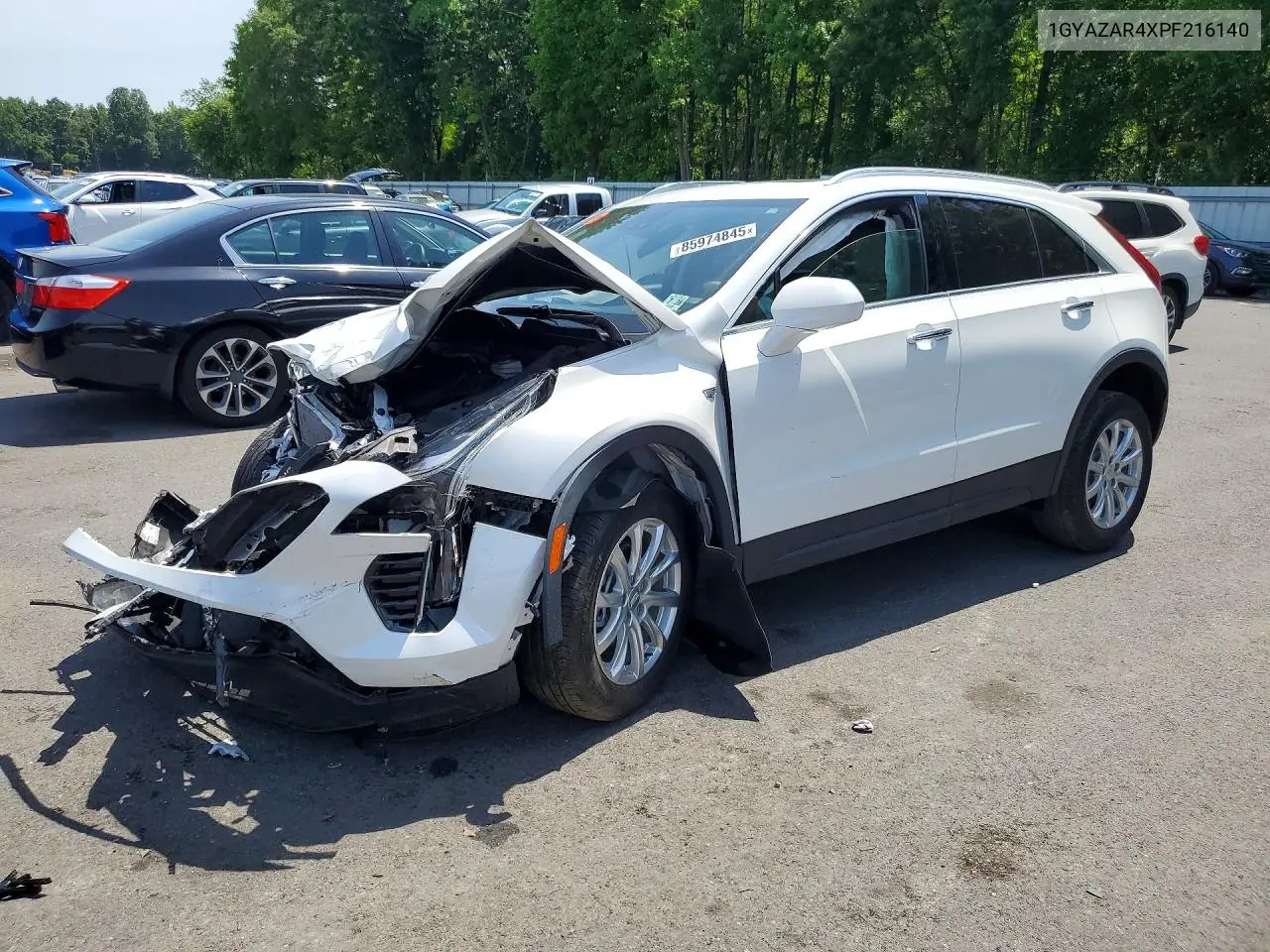 2023 Cadillac Xt4 Luxury VIN: 1GYAZAR4XPF216140 Lot: 85974845