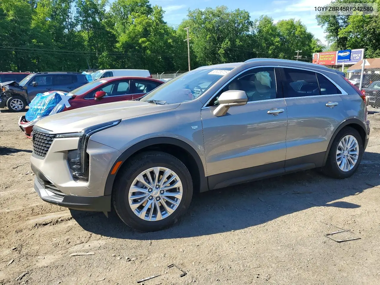 2024 Cadillac Xt4 Luxury VIN: 1GYFZBR45RF242580 Lot: 53905316