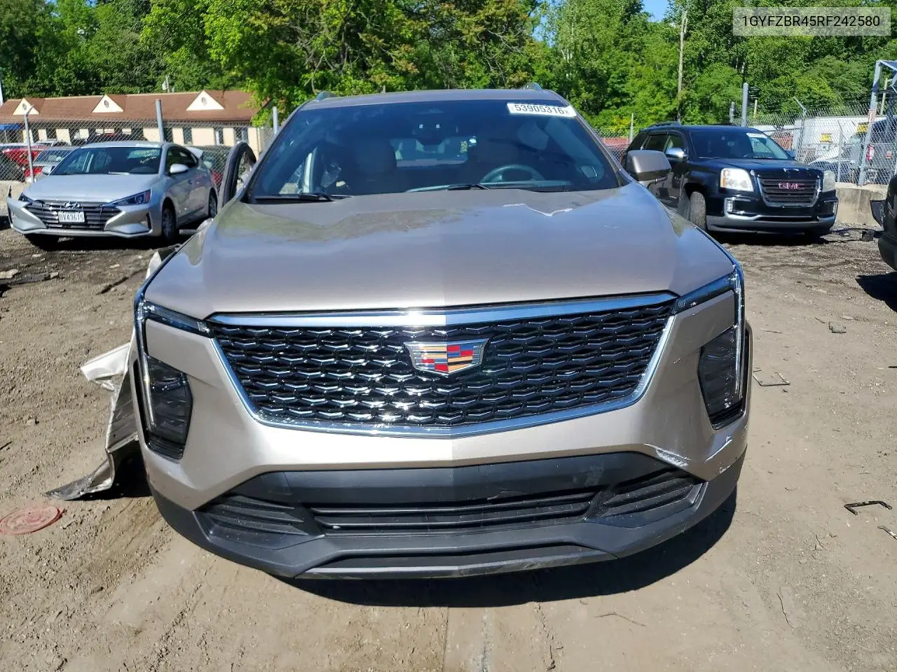 2024 Cadillac Xt4 Luxury VIN: 1GYFZBR45RF242580 Lot: 53905316
