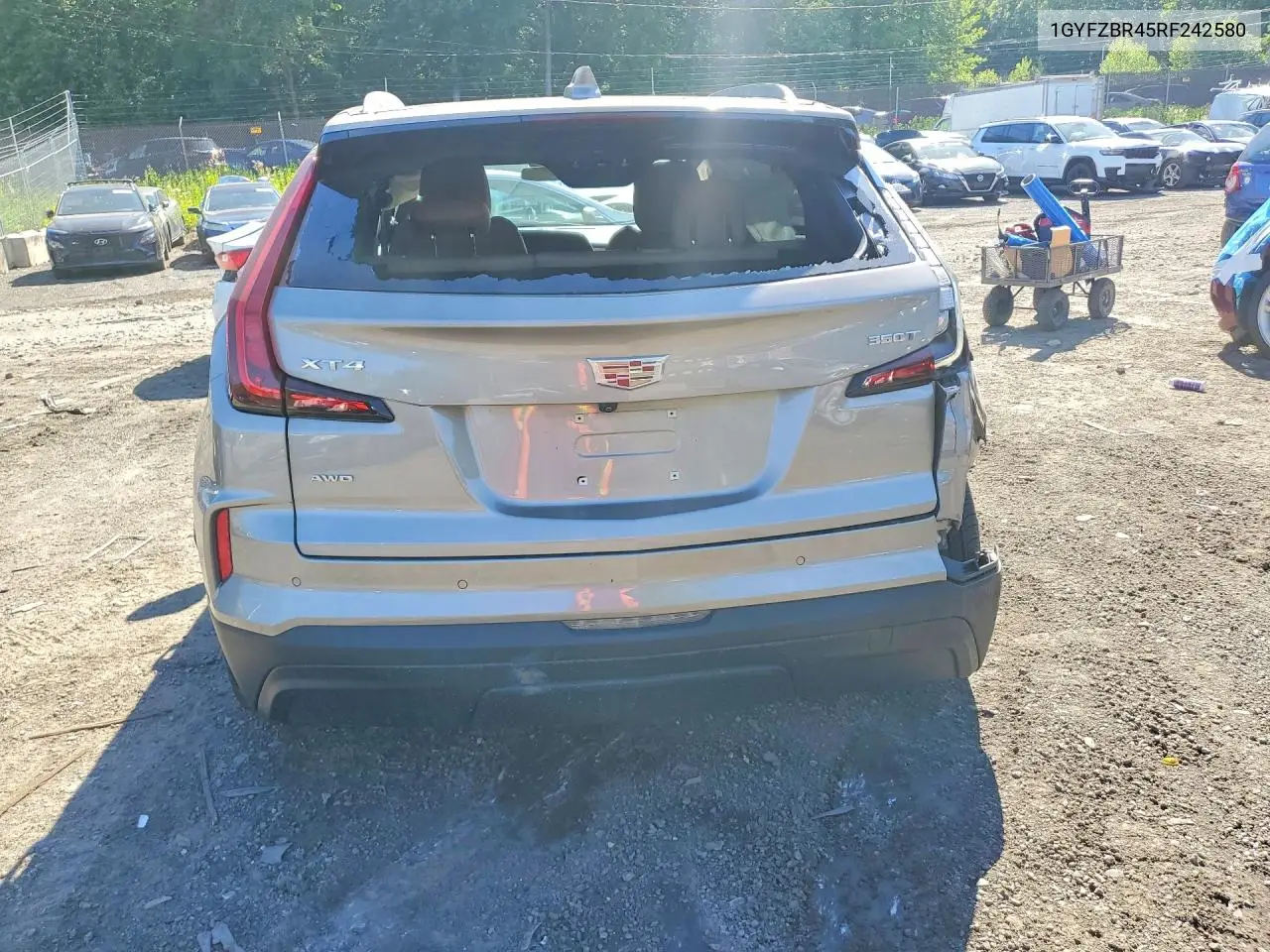 2024 Cadillac Xt4 Luxury VIN: 1GYFZBR45RF242580 Lot: 53905316