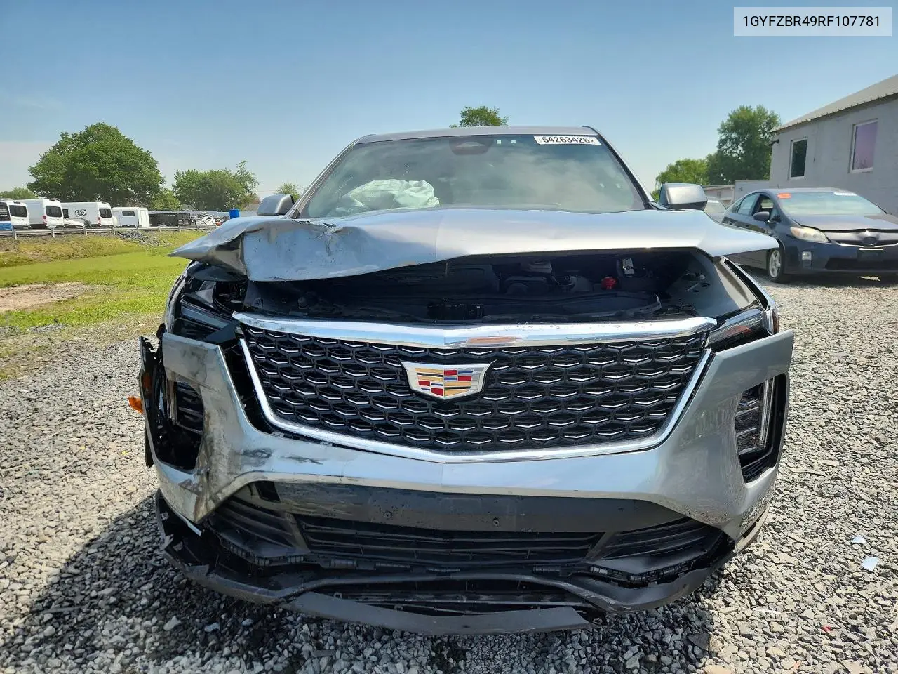 2024 Cadillac Xt4 Luxury VIN: 1GYFZBR49RF107781 Lot: 54263426