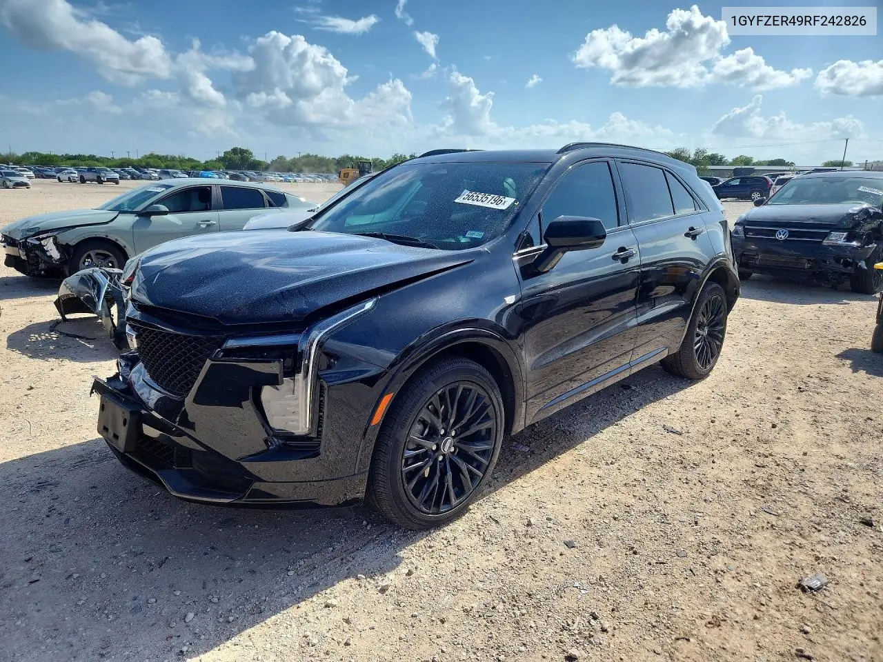 2024 Cadillac Xt4 Sport VIN: 1GYFZER49RF242826 Lot: 56535196