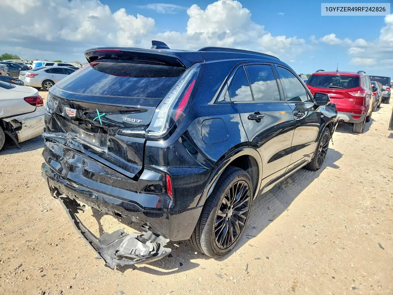 2024 Cadillac Xt4 Sport VIN: 1GYFZER49RF242826 Lot: 56535196