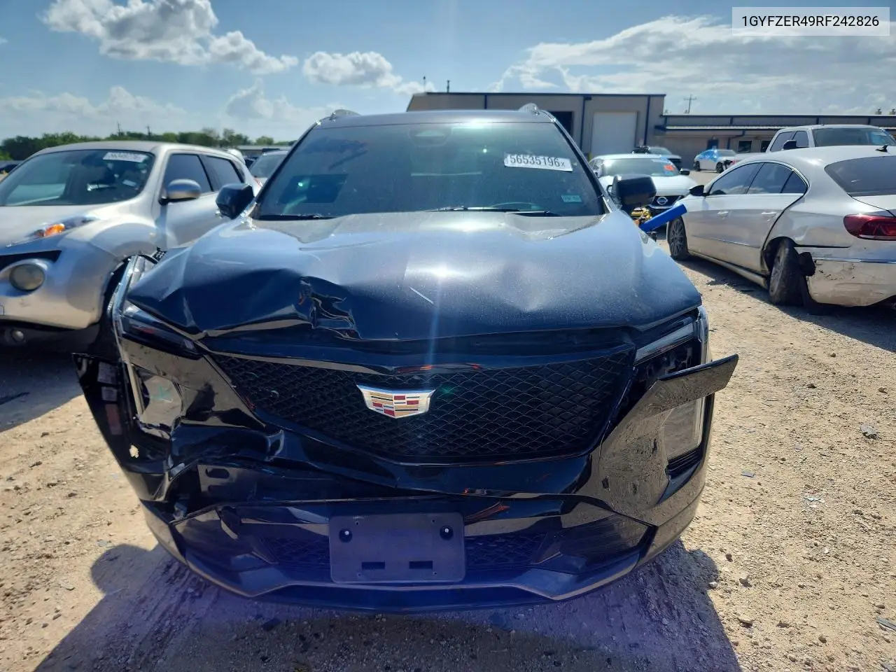 2024 Cadillac Xt4 Sport VIN: 1GYFZER49RF242826 Lot: 56535196
