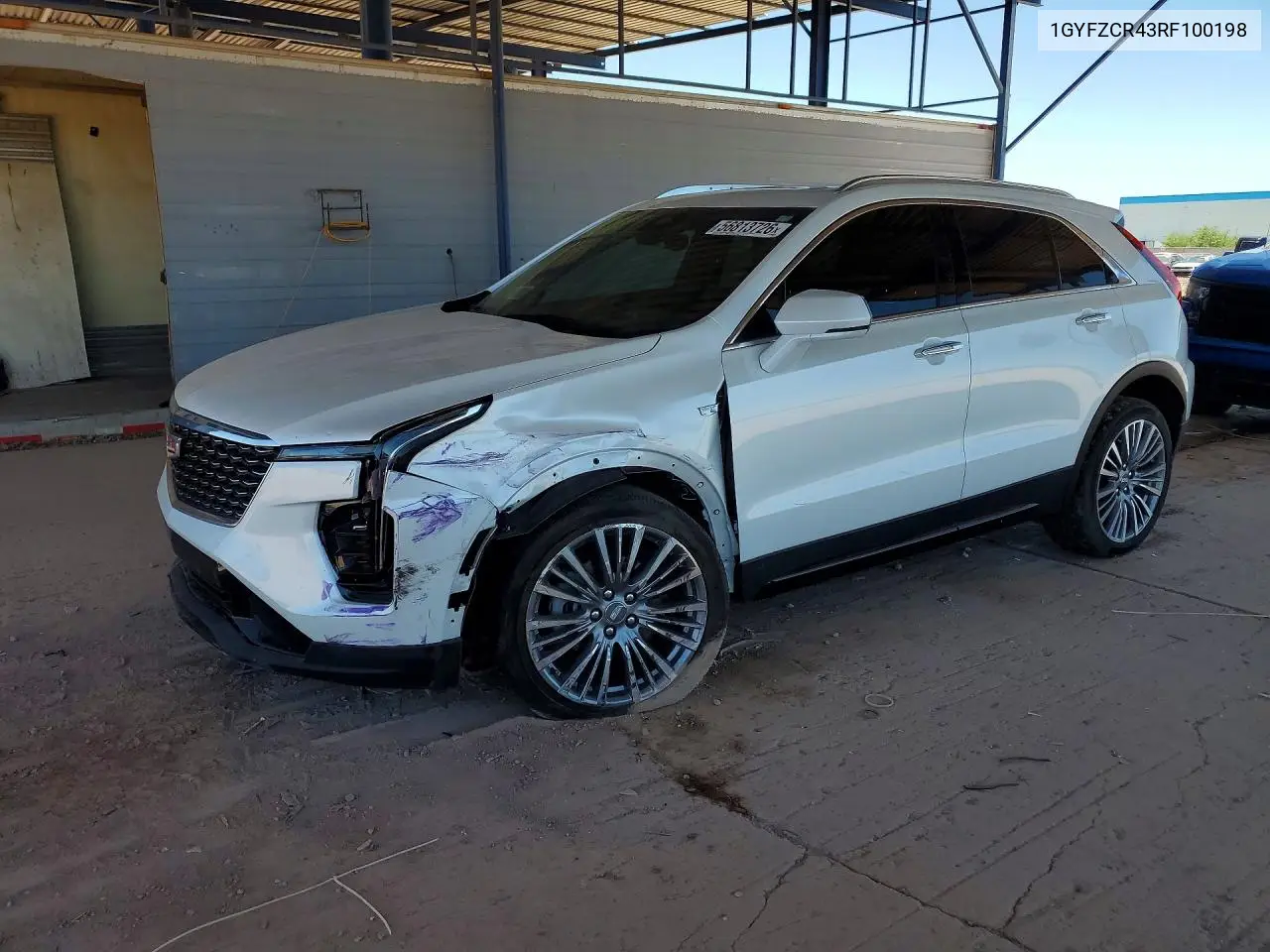 2024 Cadillac Xt4 Premium Luxury VIN: 1GYFZCR43RF100198 Lot: 56813726