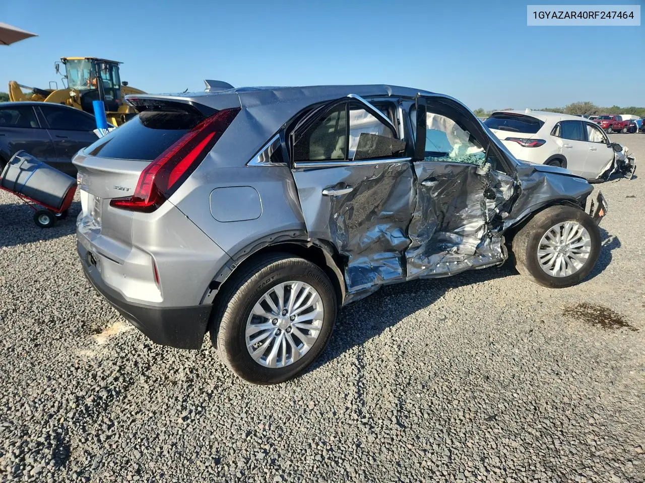 2024 Cadillac Xt4 Luxury VIN: 1GYAZAR40RF247464 Lot: 56993226