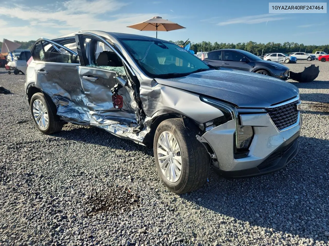 2024 Cadillac Xt4 Luxury VIN: 1GYAZAR40RF247464 Lot: 56993226