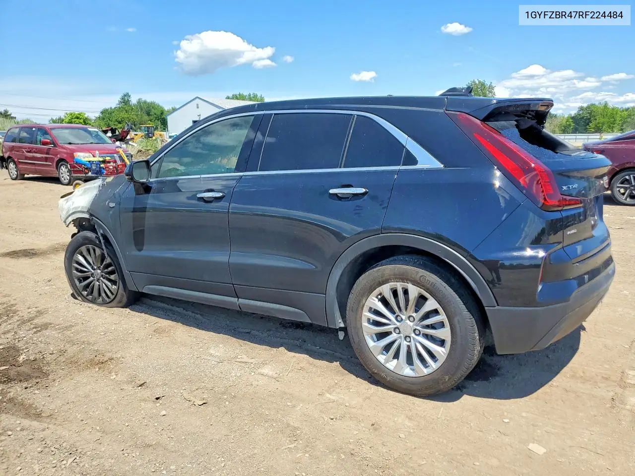 2024 Cadillac Xt4 Luxury VIN: 1GYFZBR47RF224484 Lot: 58879156
