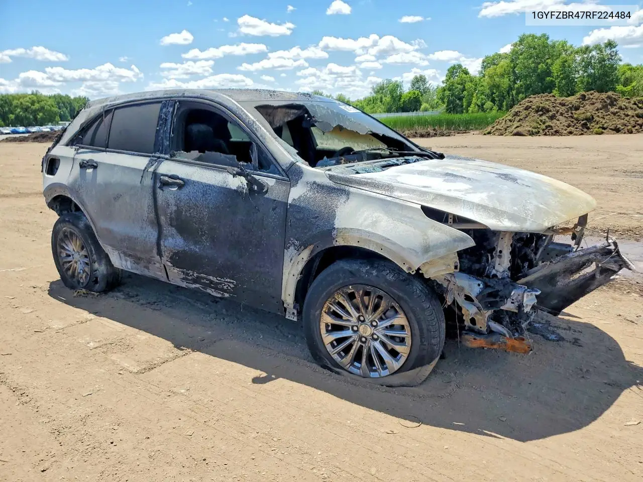 2024 Cadillac Xt4 Luxury VIN: 1GYFZBR47RF224484 Lot: 58879156